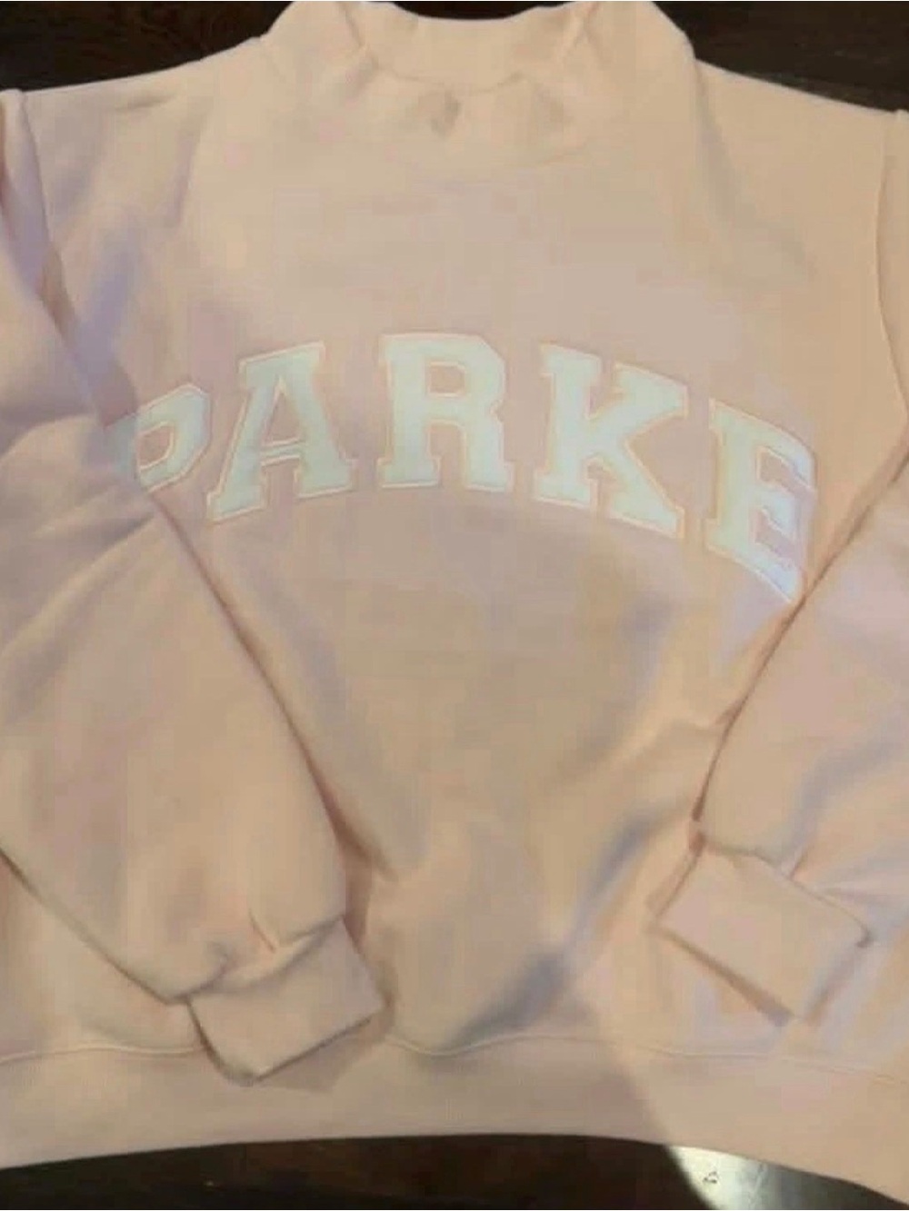 Parke women’s mockneck in pink